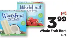 Weis Markets Whole Fruit Bars offer