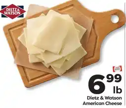 Weis Markets Dietz & Watson American Cheese offer
