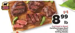 Weis Markets Certified Angus Beef Petite Sirloin Grilling Steaks offer