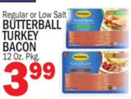 C Town BUTTERBALL TURKEY BACON offer