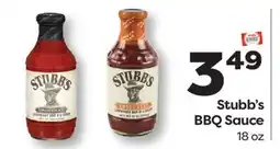 Weis Markets Stubb's BBQ Sauce offer