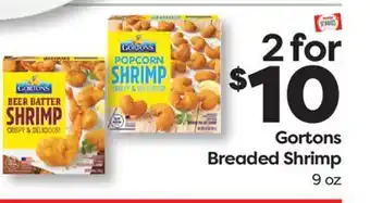 Weis Markets Gortons Breaded Shrimp offer
