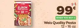 Weis Markets Weis Quality Pasta offer