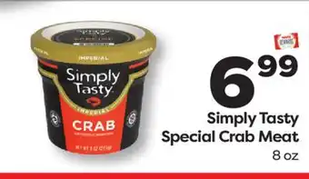 Weis Markets Simply Tasty Special Crab Meat offer