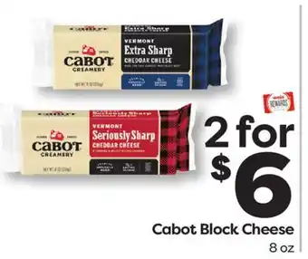 Weis Markets Cabot Block Cheese offer