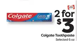 Weis Markets Colgate Toothpaste offer