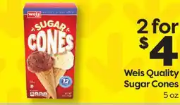 Weis Markets Weis Quality Sugar Cones offer