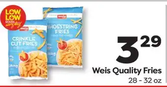 Weis Markets Weis Quality Fries offer