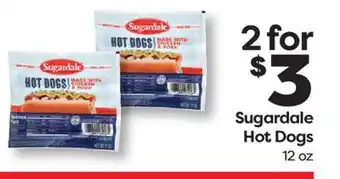 Weis Markets Sugardale Hot Dogs offer
