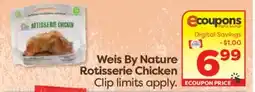 Weis Markets Weis By Nature Rotisserie Chicken offer