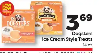 Weis Markets Dogsters Ice Cream Style Treats offer