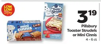 Weis Markets Pillsbury Toaster Strudels or Mini Cinnis offer