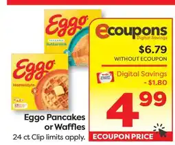 Weis Markets Eggo Pancakes or Waffles offer