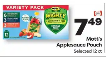 Weis Markets Mott's Applesauce Pouch offer