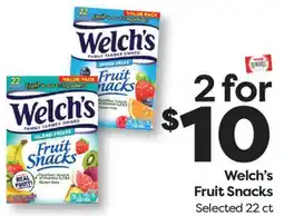 Weis Markets Welch's Fruit Snacks offer