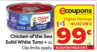 Weis Markets Chicken of the Sea Solid White Tuna offer