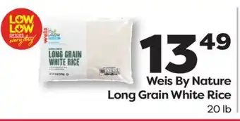 Weis Markets Weis By Nature Long Grain White Rice offer