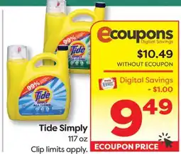 Weis Markets Tide Simply offer