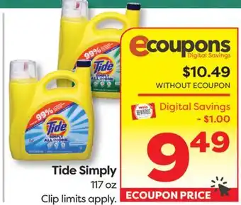 Weis Markets Tide Simply offer