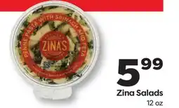 Weis Markets Zina Salads offer
