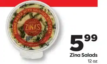 Weis Markets Zina Salads offer