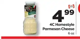 Weis Markets 4C Homestyle Parmesan Cheese offer