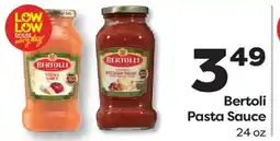 Weis Markets Bertoli Pasta Sauce offer