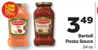 Weis Markets Bertoli Pasta Sauce offer