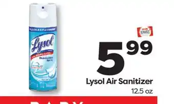 Weis Markets Lysol Air Sanitizer offer