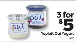 Weis Markets Yoplait Oui Yogurt offer