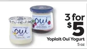 Weis Markets Yoplait Oui Yogurt offer