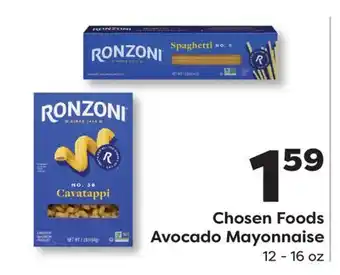 Weis Markets Chosen Foods Avocado Mayonnaise offer