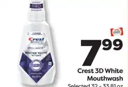 Weis Markets Crest 3D White Mouthwash offer