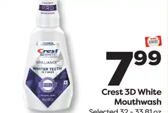 Weis Markets Crest 3D White Mouthwash offer