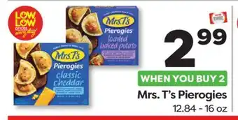 Weis Markets Mrs.T's Pierogies offer