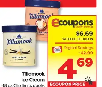 Weis Markets Tillamook Ice Cream offer