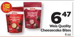 Weis Markets Weis Quality Cheesecake Bites offer