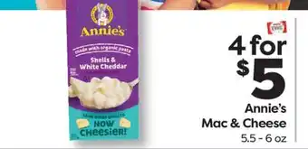 Weis Markets Annie's Mac & Cheese offer