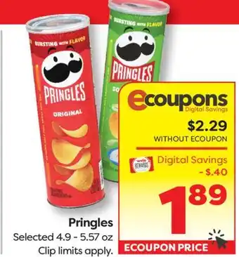 Weis Markets Pringles offer
