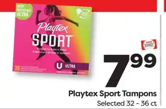 Weis Markets Playtex Sport Tampons offer