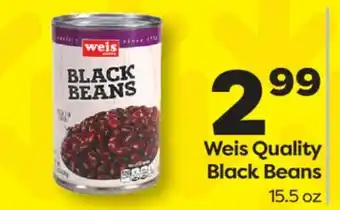 Weis Markets Weis Quality Black Beans offer