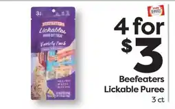 Weis Markets Beefeaters Lickable Puree offer