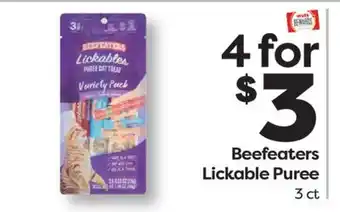 Weis Markets Beefeaters Lickable Puree offer