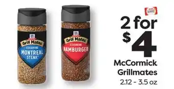 Weis Markets McCormick Grillmates offer