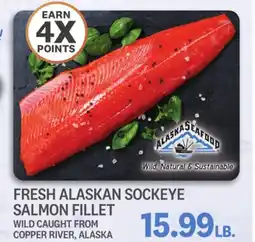 Kings Food Markets FRESH ALASKAN SOCKEYE SALMON FILLET offer