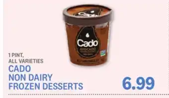 Kings Food Markets CADO NON DAIRY FROZEN DESSERTS offer
