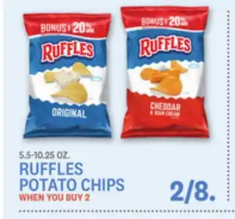 Kings Food Markets RUFFLES POTATO CHIPS offer