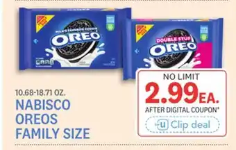 Kings Food Markets NABISCO OREOS FAMILY SIZE offer