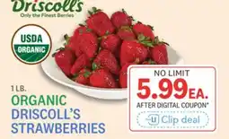 Kings Food Markets ORGANIC DRISCOLL'S STRAWBERRIES offer