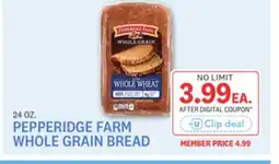 Kings Food Markets PEPPERIDGE FARM WHOLE GRAIN BREAD offer